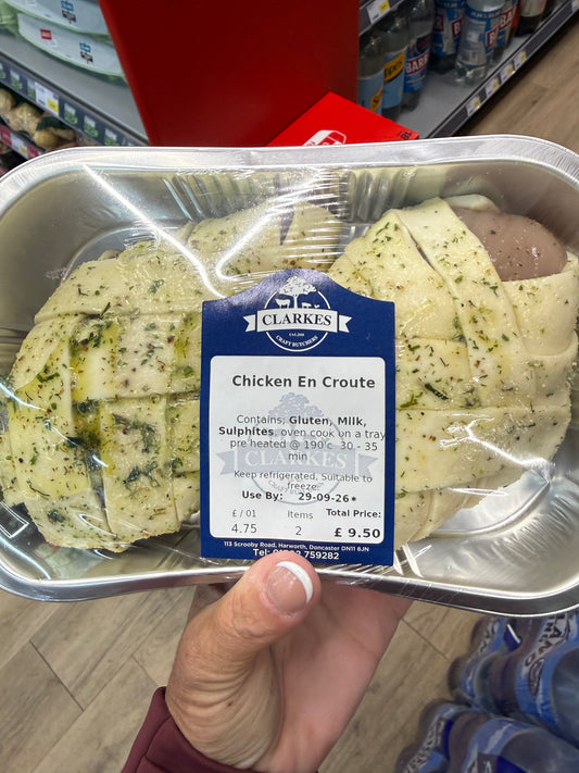 Clarkes Butchers Chicken en Croute