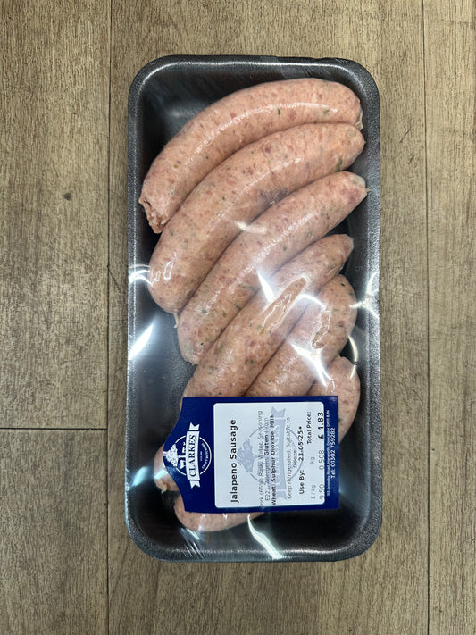 Clarkes Butchers Jalapeno Sausage