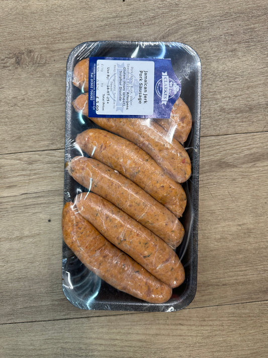 Clarkes Butchers Jamaican Jerk Sausage