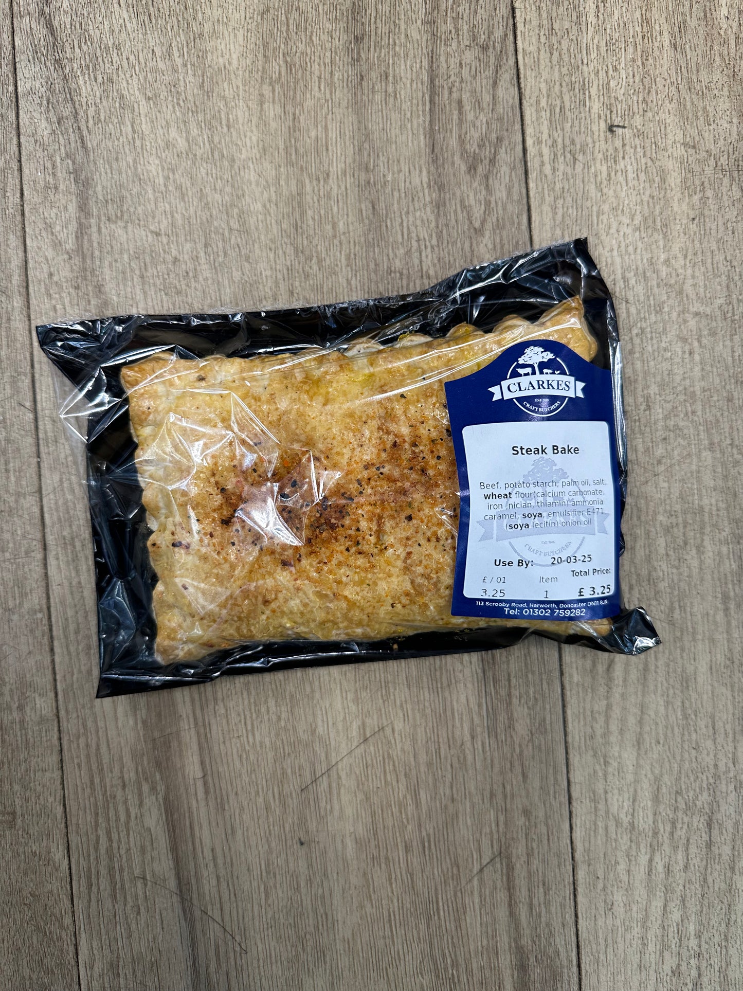 Clarkes Butchers Steak Bake