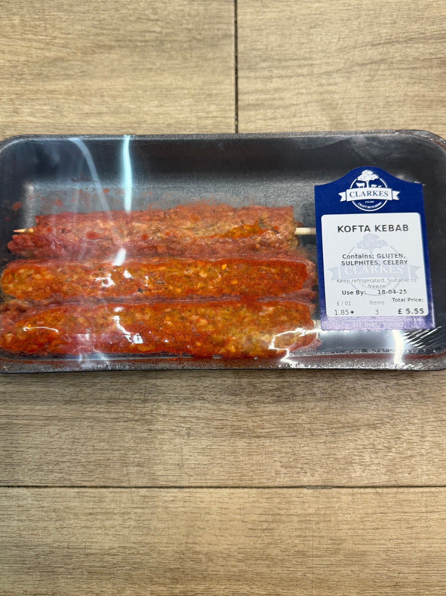 Clarkes Butchers Chicken Kofta Kebab