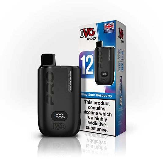 IVG Pro 12 With 10000 Puffs Blue Sour Raspberry