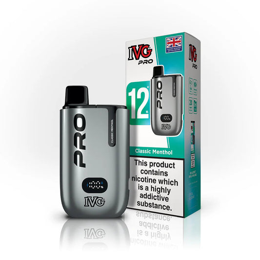 IVG Pro 12 With 10000 Puffs Classic Menthol