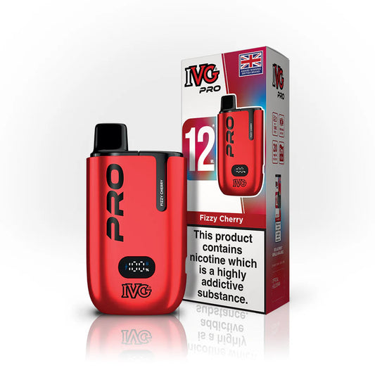 IVG Pro 12 With 10000 Puffs Fizzy Cherry