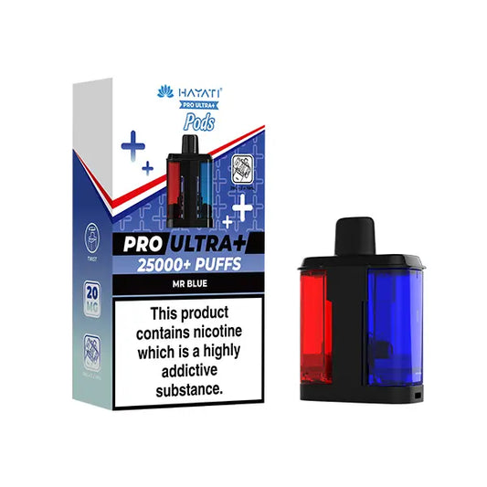 Hayati Pro Ultra Plus Prefilled Pods (Refills) Mr Blue