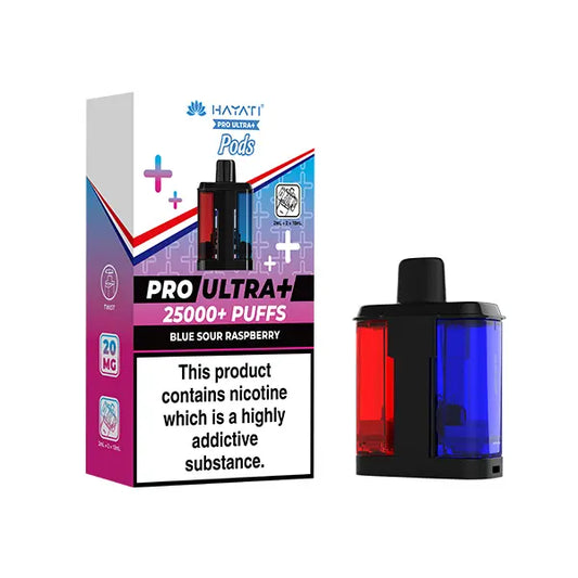 Hayati Pro Ultra Plus Prefilled Pods (Refills) Blue Sour Raspberry