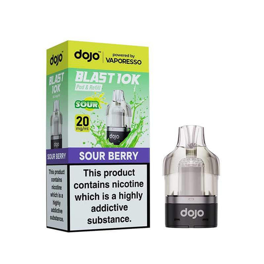 DOJO 10K Prefilled Pod & Refill Sour Berry