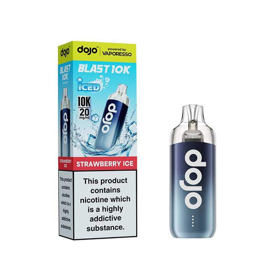 DOJO 10K Prefilled Pod Vape Kit Strawberry Ice
