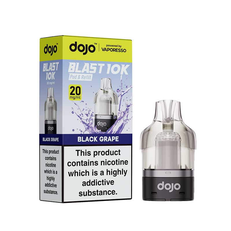 DOJO 10K Prefilled Pod & Refill Black Grape