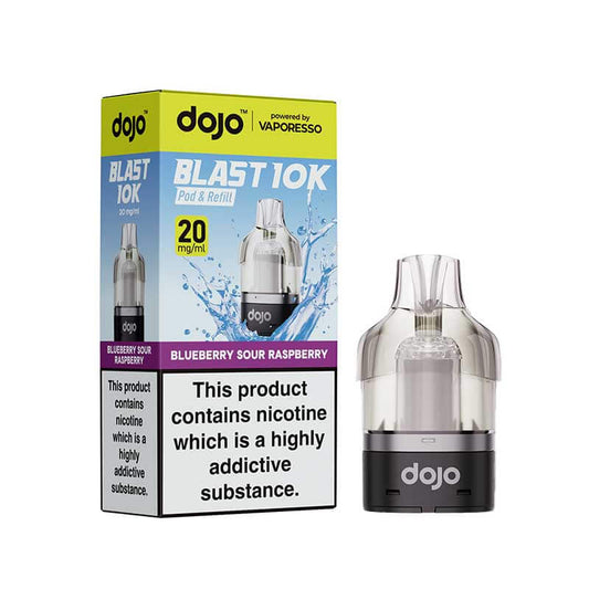DOJO 10K Prefilled Pod & Refill Blue Sour Raspberry