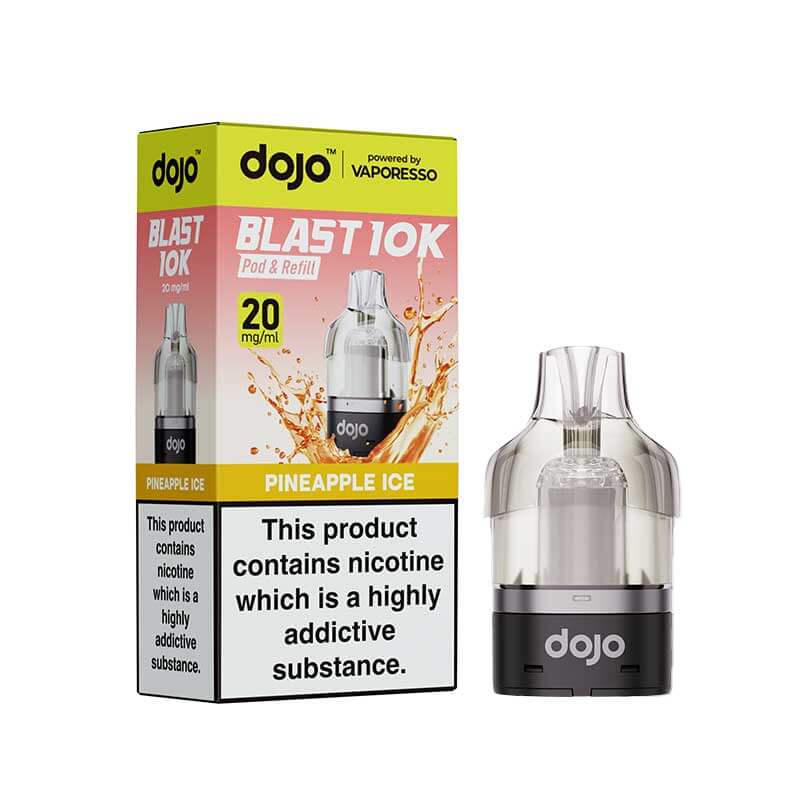 DOJO 10K Prefilled Pod & Refill Pineapple Ice