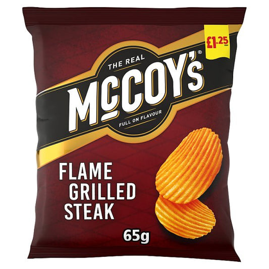 McCoy's Flame Grilled Steak Sharing Crisps 65g