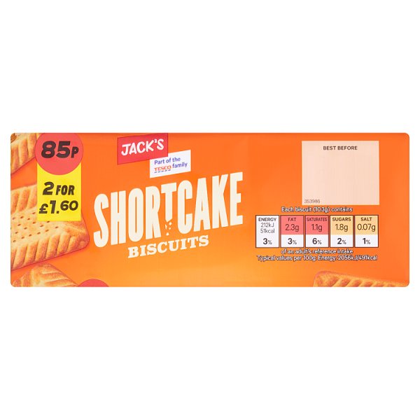 Jack's Shortcake Biscuits 150g