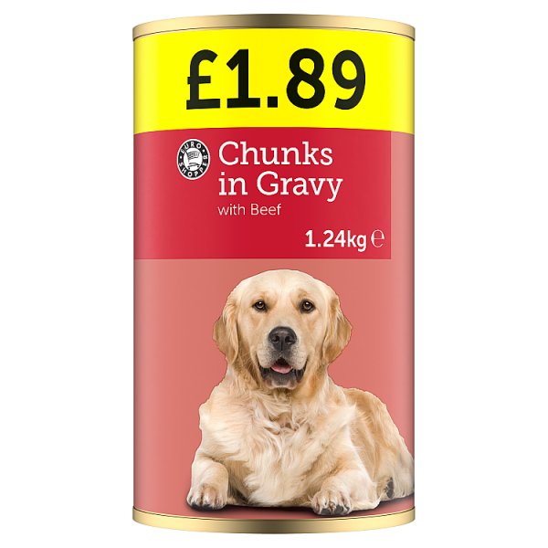Euro Shopper Chunks in Gravy with Beef 1.24kg