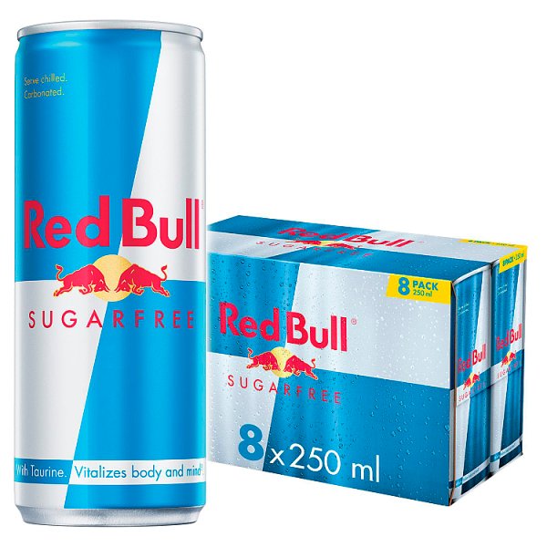 Red Bull Sugarfree Energy Drink 250ml 8 Pack