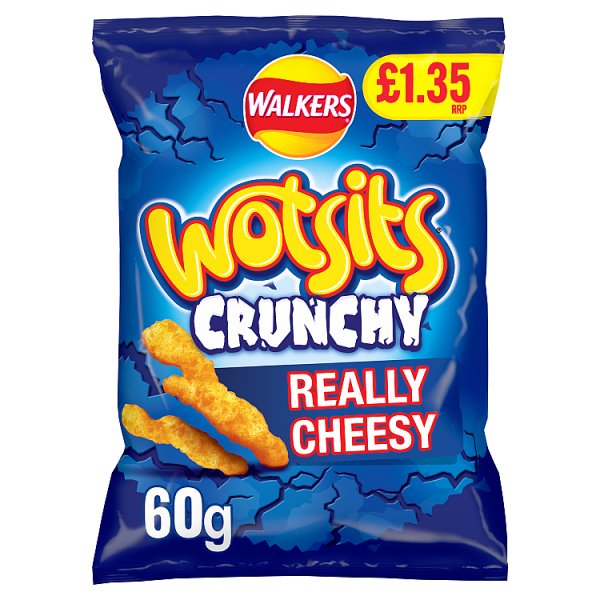 Walkers Wotsits Crunchy Really Cheesy 60g