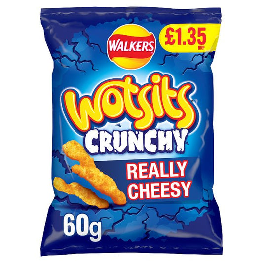 Walkers Wotsits Crunchy Really Cheesy 60g