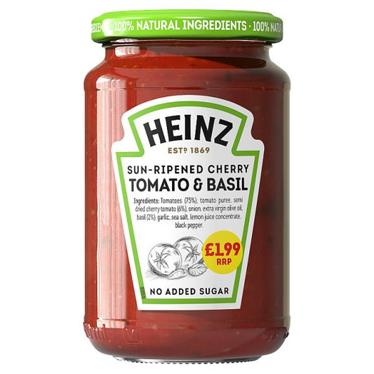 Heinz Sun-Ripened Cherry Tomato & Basil 350g