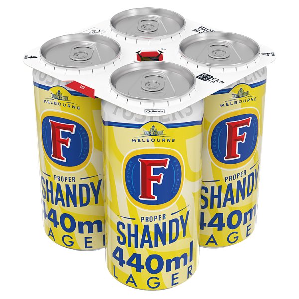 Fosters Proper Shandy 4x440ml