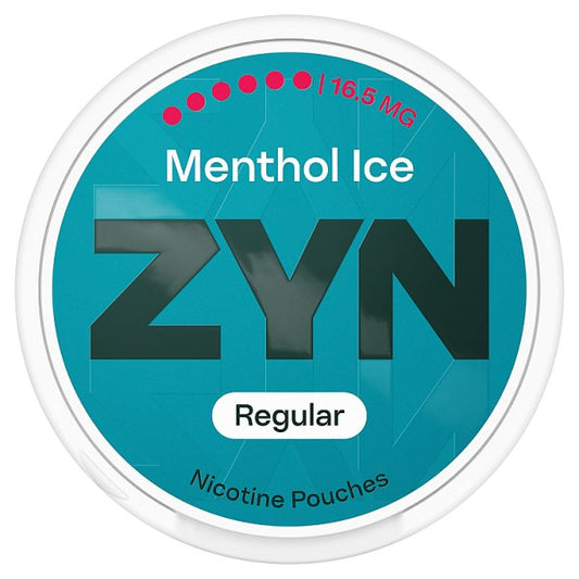 ZYN Menthol Ice Regular Nicotine Pouches 16.5mg