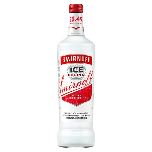 Smirnoff Ice Original Ready To Drink Premix 4% vol 70cl