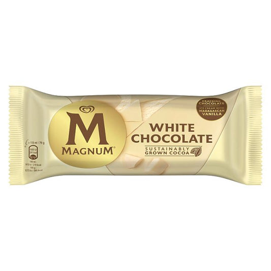 Magnum Ice Cream Stick White Chocolate 110ml