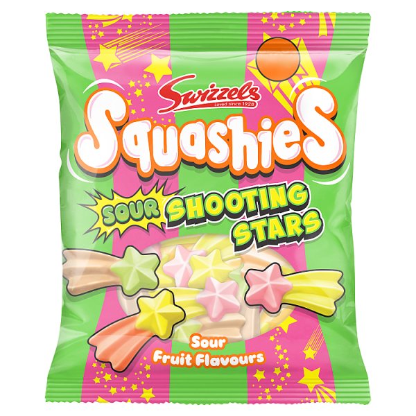 Swizzels Squashies Sour Shooting Stars 100g