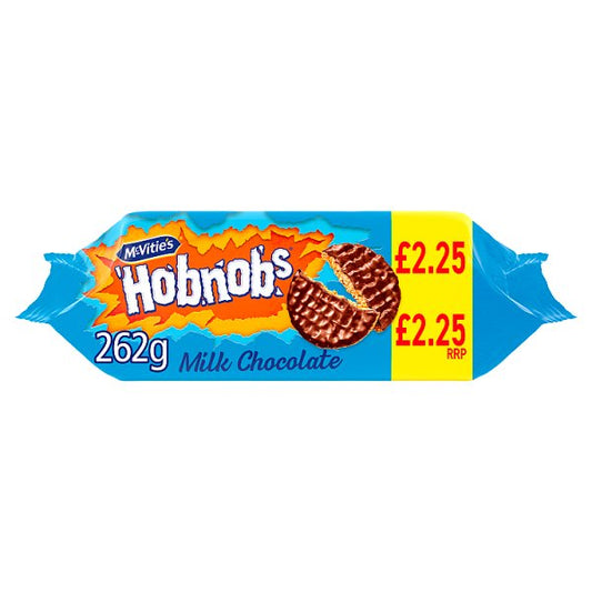 McVitie's Milk Chocolate Hobnobs Biscuits 262g