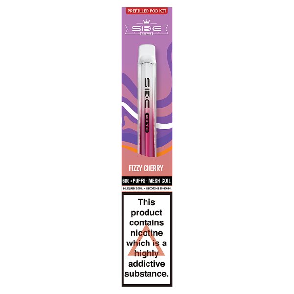 SKE Crystal 600 Pro Fizzy Cherry Prefilled Pod Kit