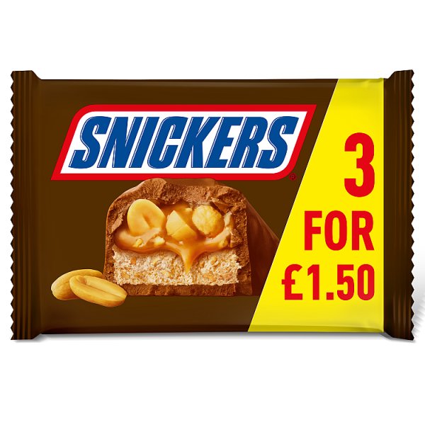 Snickers Bars Multipack 3x41.7g