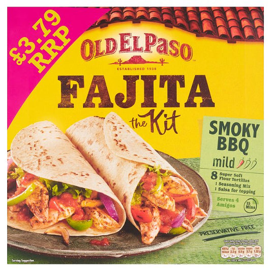 Old El Paso Fajita the Kit Smoky BBQ 500g