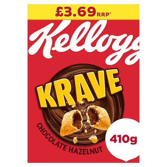 Kellogg's Krave Chocolate Hazelnut Flavour 410g