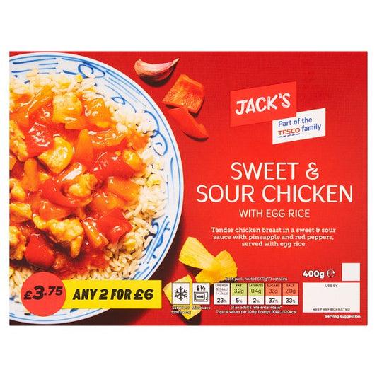 Jack's Sweet & Sour Chicken with Egg Rice 400g