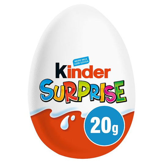 Kinder Surprise Milk Chocolate Egg With Toy 20g