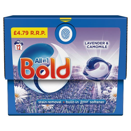 Bold All-in-1 PODS® Washing Capsules x 12