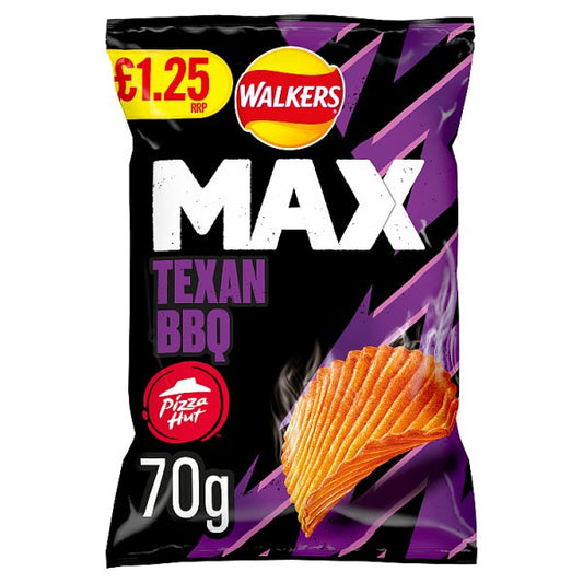 Walkers Max Pizza Hut Texan BBQ 70g