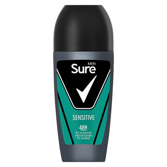 Sure Antiperspirant Roll On Sensitive 50ml