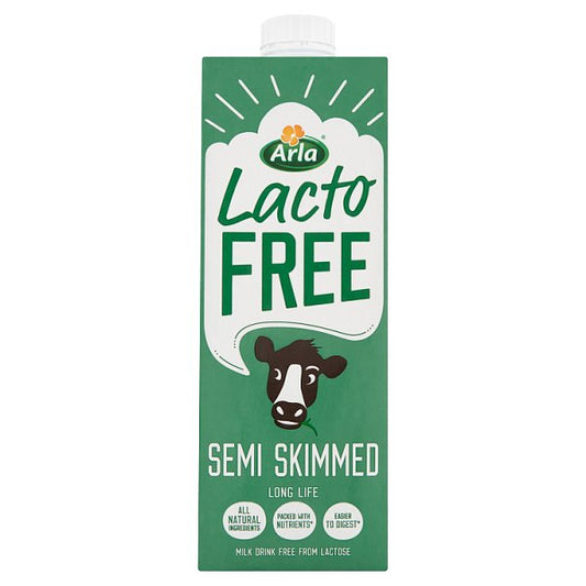 Arla Lactofree Long Life Semi Skimmed Milk 1L