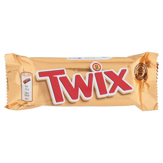 Twix Caramel & Milk Chocolate Fingers 50g