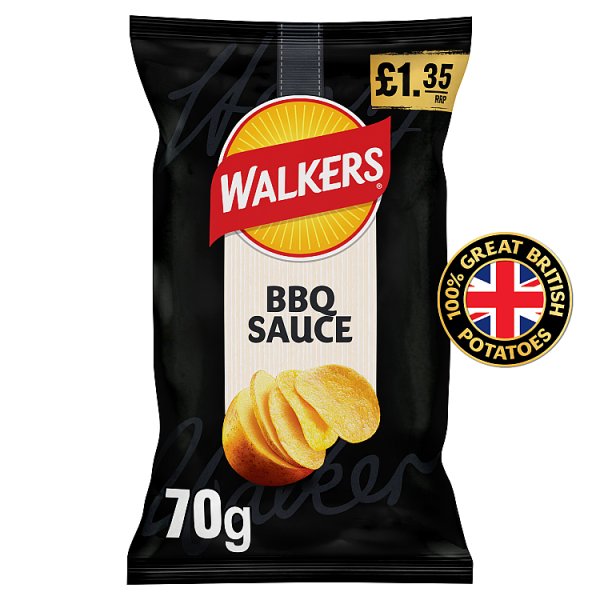 Walkers BBQ Sauce Sharing Bag Crisps 70g