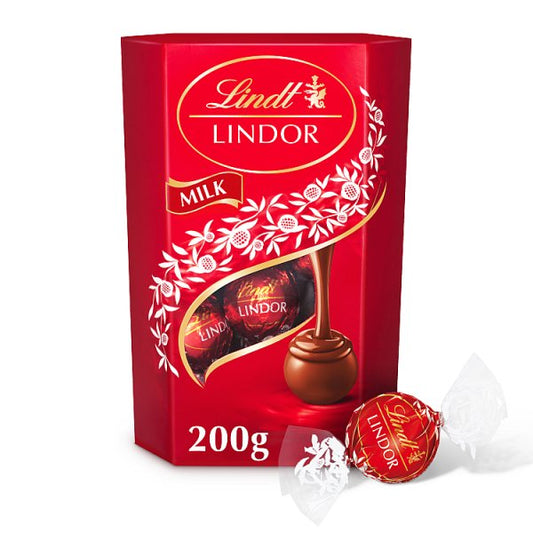 Lindt Lindor Milk Chocolate Truffles Box 200g