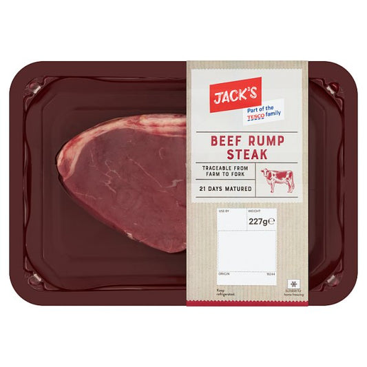 Jack's Beef Rump Steak 227g