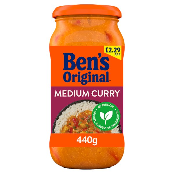 Bens Original Medium Curry Sauce 440g