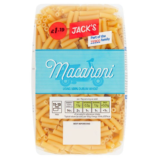 Jack's Macaroni Pasta 500g