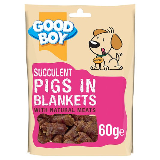 Good Boy Succulent Pigs in Blankets 60g
