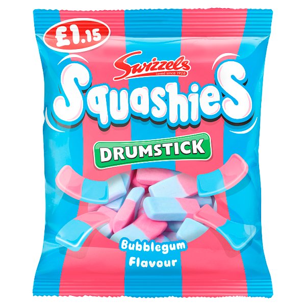 Swizzels Squashies Drumstick Bubblegum Flavour 120g