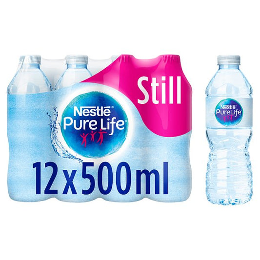 Nestle Pure Life Still Spring Water 12x500ml