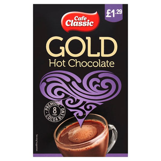 Cafe Classic Gold Hot Chocolate 8 x 25g (200g)