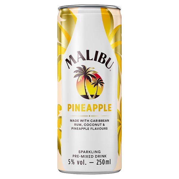 Malibu Sparkling Pineapple 250ml