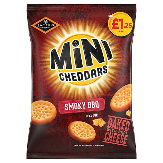 Jacob's Mini Cheddars Smoky BBQ Flavour 90g